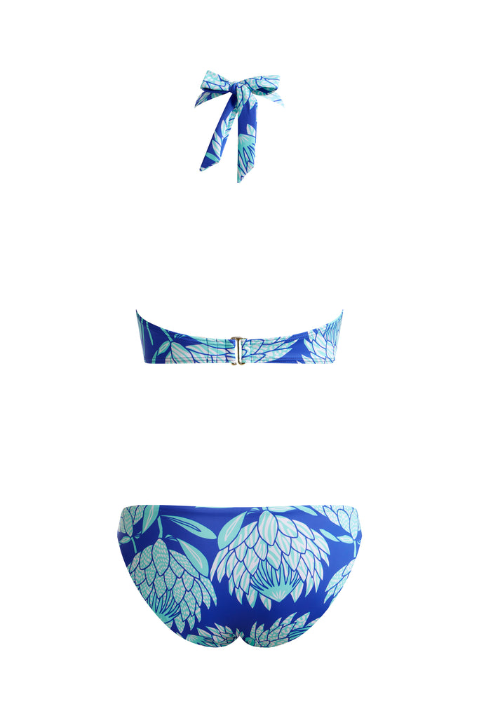 Halter Bikini Blue Protea