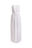 Strapless Beach Dress White