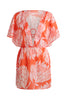 Short Ring Front Beach Cover Coral Protea