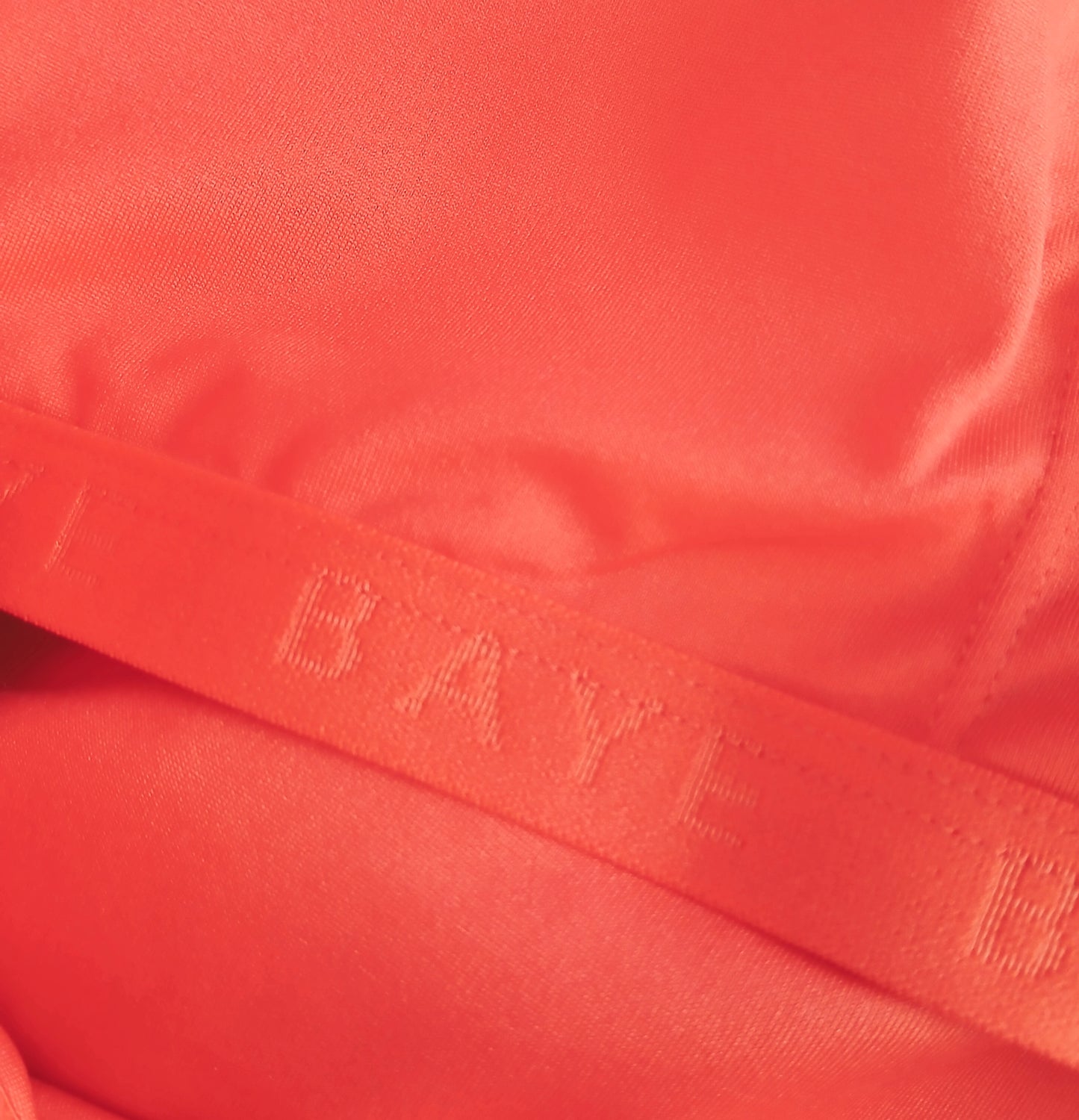 Trim Bandeau Swimsuit Blue Palm