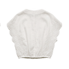 Flutter Sleeve Top White