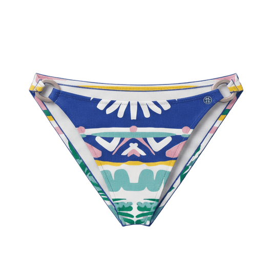 Halter Bikini Blue Palm Classic Brief