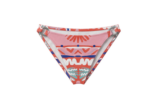 Halter Bikini Pink Palm Classic Brief