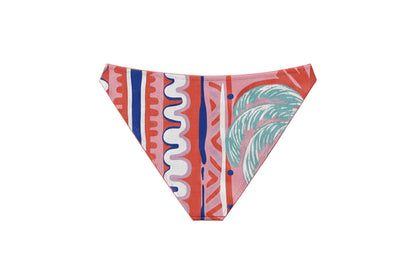 Halter Bikini Pink Palm Classic Brief