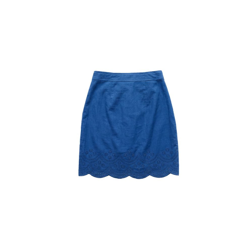 Short Wrap Skirt Cobalt