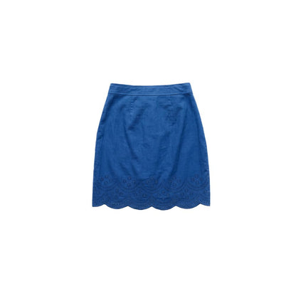 Short Wrap Skirt Cobalt