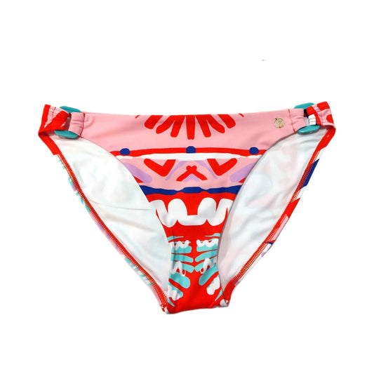 Halter Bikini Pink Palm Classic Brief - front